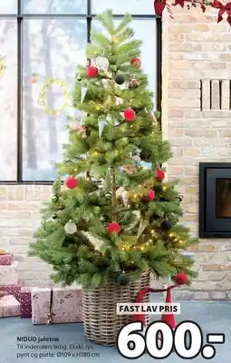 JYSK NIDUD juletræ, DKK 600 tilbud