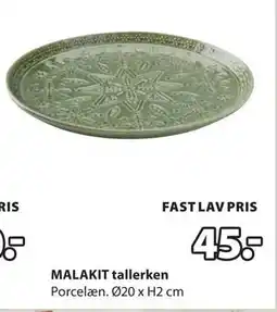 JYSK MALAKIT tallerken, DKK 45 tilbud
