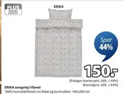 JYSK ERIKA sengetøj i flonel., DKK 150 tilbud