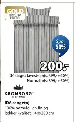 JYSK IDA sengetøj., DKK 200 tilbud