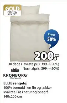 JYSK ELLIE sengetøj., DKK 200 tilbud