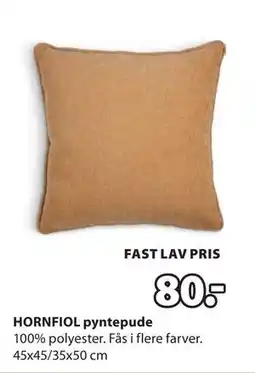 JYSK HORNFIOL pyntepude, DKK 80 tilbud