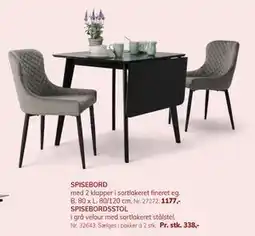 Daells Bolighus SPISEBORDSSTOL, DKK 338 tilbud