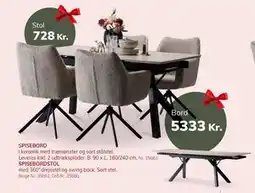 Daells Bolighus SPISEBORD, DKK 5333 tilbud