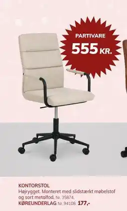 Daells Bolighus KONTORSTOL, DKK 555 tilbud