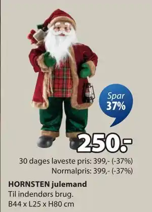 JYSK HORNSTEN julemand, DKK 250 tilbud