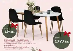 Daells Bolighus SPISESTUESTOL, DKK 194 tilbud