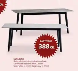 Daells Bolighus SOFABORD, DKK 388 tilbud