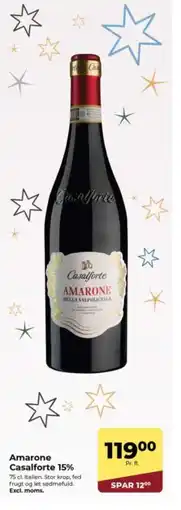 Dagrofa Food Service Amarone Casalforte 15% tilbud