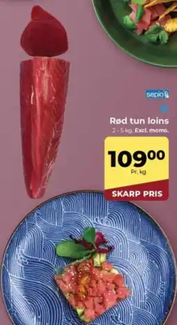 Dagrofa Food Service Rød tun loins tilbud