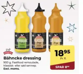 Dagrofa Food Service Bähncke dressing tilbud