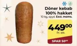 Dagrofa Food Service Döner kebab 100% hakket tilbud