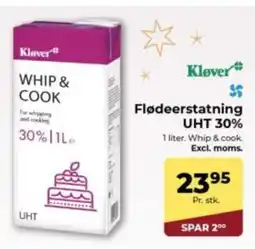 Dagrofa Food Service Kløver Flødeerstatning UHT 30% tilbud