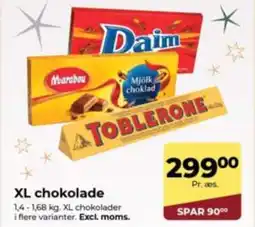 Dagrofa Food Service XL chokolade tilbud