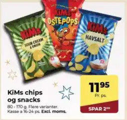 Dagrofa Food Service KiMs chips og snacks tilbud
