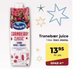 Dagrofa Food Service Tranebær juice tilbud