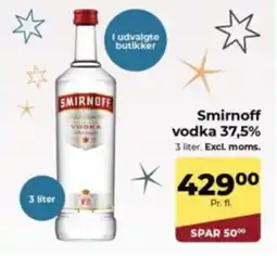 Dagrofa Food Service Smirnoff vodka 37,5% tilbud