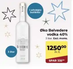 Dagrofa Food Service Øko Belvedere vodka 40% tilbud