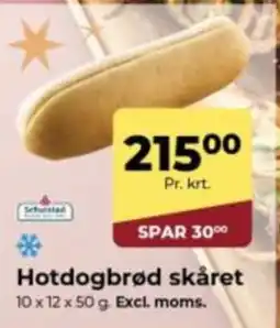 Dagrofa Food Service Hotdogbrød skåret tilbud