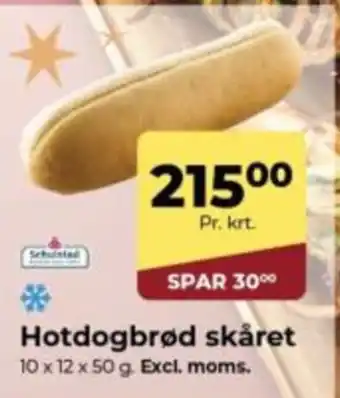 Dagrofa Food Service Hotdogbrød skåret tilbud