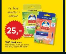 BigDollar WC blok Duck tilbud