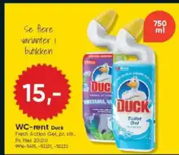 BigDollar WC-rent Duck tilbud