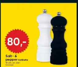 BigDollar Salt- & pepper Kotikulta tilbud