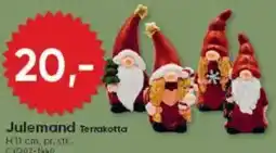 BigDollar Julemand Terrakotta tilbud