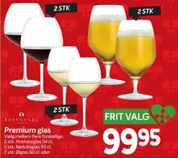 Din Isenkræmmer Premium glas, DKK 99.95 tilbud