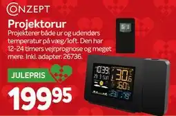 Din Isenkræmmer Projektorur, DKK 199.95 tilbud