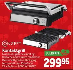 Din Isenkræmmer Kontaktgrill, DKK 299.95 tilbud