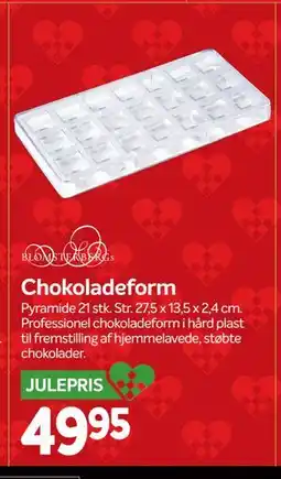 Din Isenkræmmer Chokoladeform, DKK 49.95 tilbud