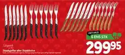 Din Isenkræmmer Steakgafler eller Steakknive, DKK 299.95 tilbud