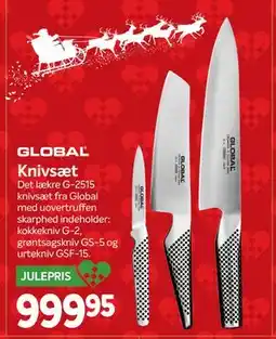 Din Isenkræmmer Knivsæt, DKK 999.95 tilbud