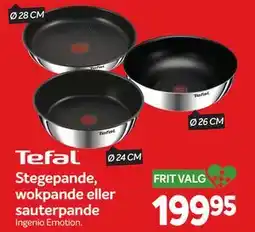 Din Isenkræmmer Stegepande, wokpande eller sauterpande, DKK 199.95 tilbud