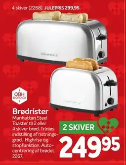 Din Isenkræmmer Brødrister, DKK 249.95 tilbud