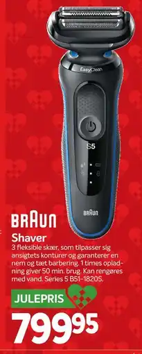 Din Isenkræmmer Shaver, DKK 799.95 tilbud