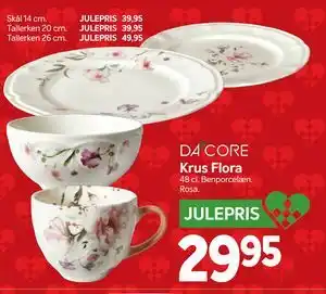Din Isenkræmmer Krus Flora tilbud