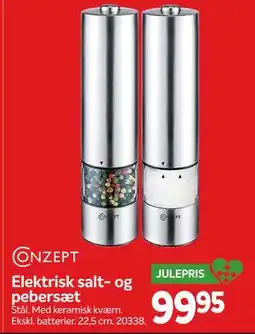 Din Isenkræmmer Elektrisk salt- og pebersæt, DKK 99.95 tilbud