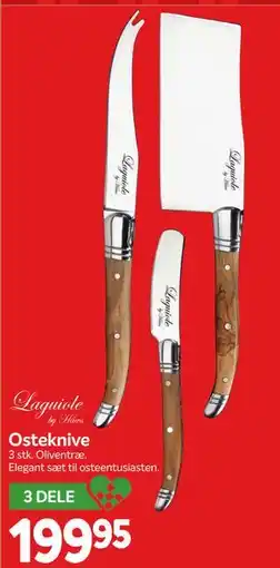 Din Isenkræmmer Osteknive, DKK 199.95 tilbud