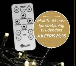 Din Isenkræmmer Multifunktions-fjernbetjening til udendørs, DKK 29.95 tilbud