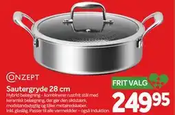 Din Isenkræmmer Sautergryde 28 cm, DKK 249.95 tilbud