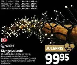 Din Isenkræmmer Klyngelyskæde tilbud