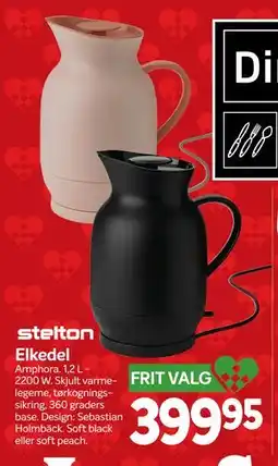 Din Isenkræmmer Elkedel, DKK 399.95 tilbud