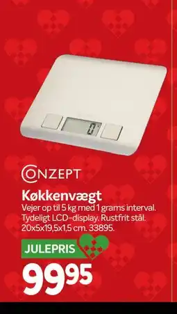Din Isenkræmmer Køkkenvægt, DKK 99.95 tilbud