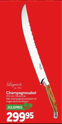 Din Isenkræmmer Champagnesabel, DKK 299.95 tilbud