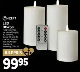 Din Isenkræmmer LED Bloklys, DKK 99.95 tilbud