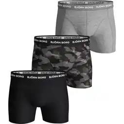 Sport 24 Björn Borg Cotton Stretch 3-Pak Boxershorts Herre tilbud