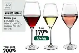 Imerco Toscana glas, DKK 179.95 tilbud