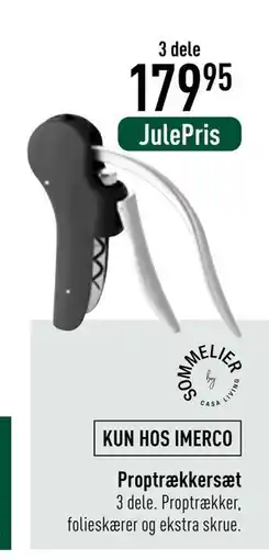 Imerco Proptrækkersæt, DKK 179.95 tilbud